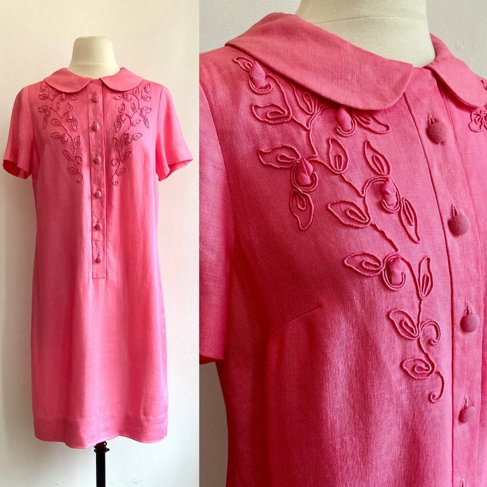 Vintage 60s Lane Bryant MOD LINEN
